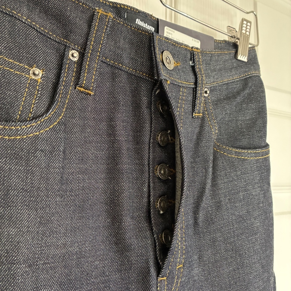 Finisterre Akins Selvedge jean NWT $200 fits size 28S US 4 - Picture 7 of 9